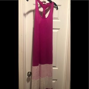 Calvin Klein razor back Maxi dress Sz 8